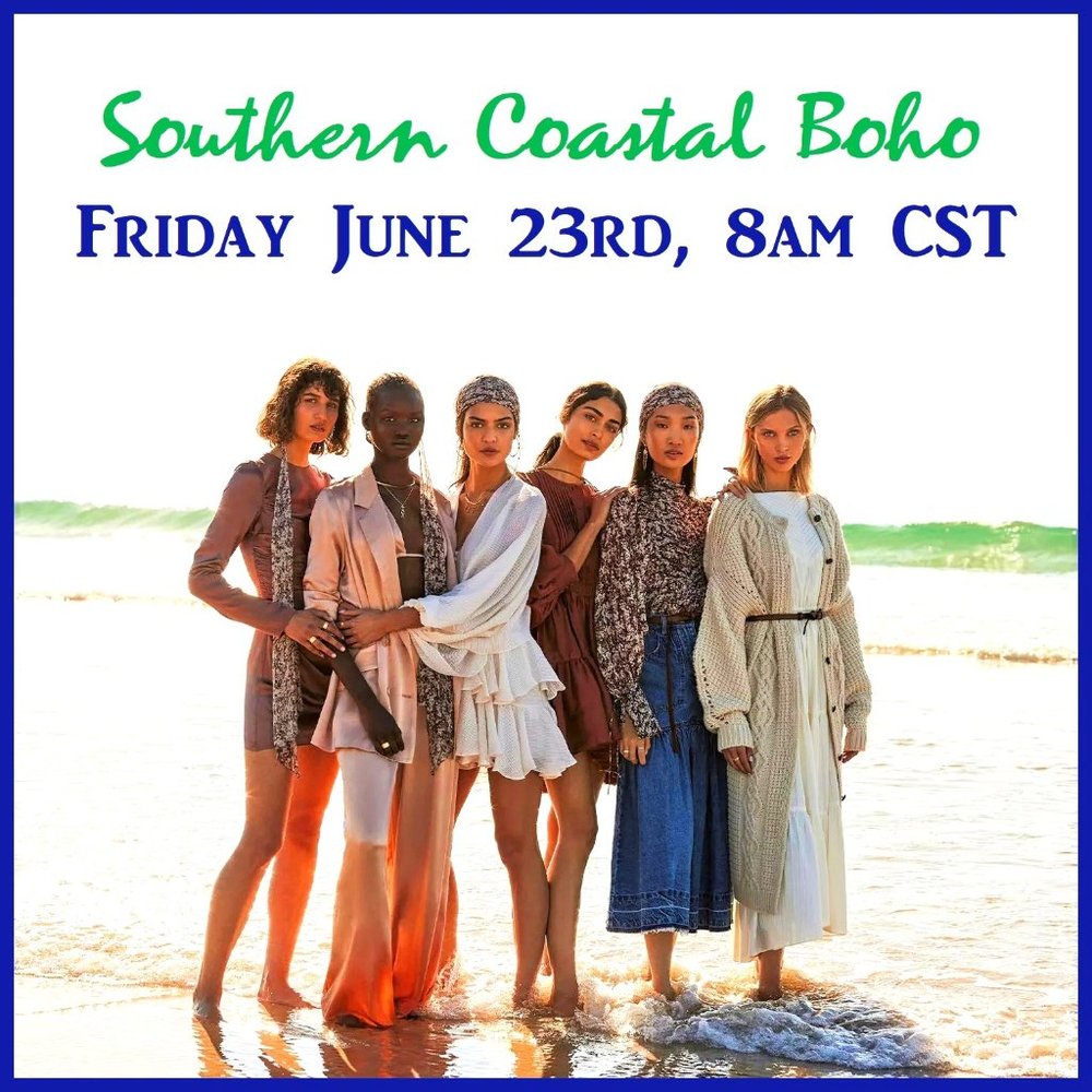 @poppyspretties Live Show - Southern Coastal Boho! June 23rd, 8am CST